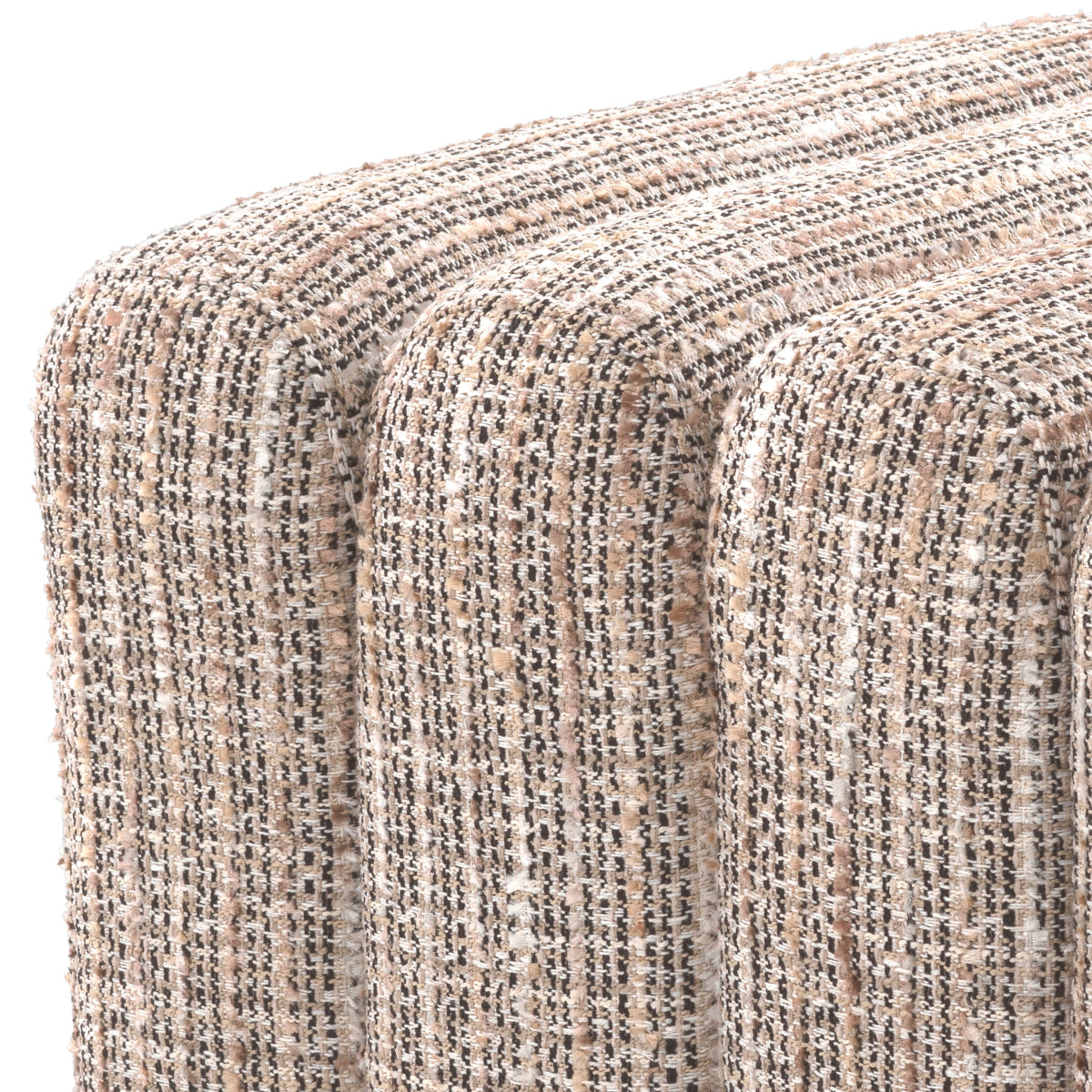 Eichholtz Bente Stool Mademoiselle Beige - Stool Mademoiselle Beige Footstools Sterling Home 3