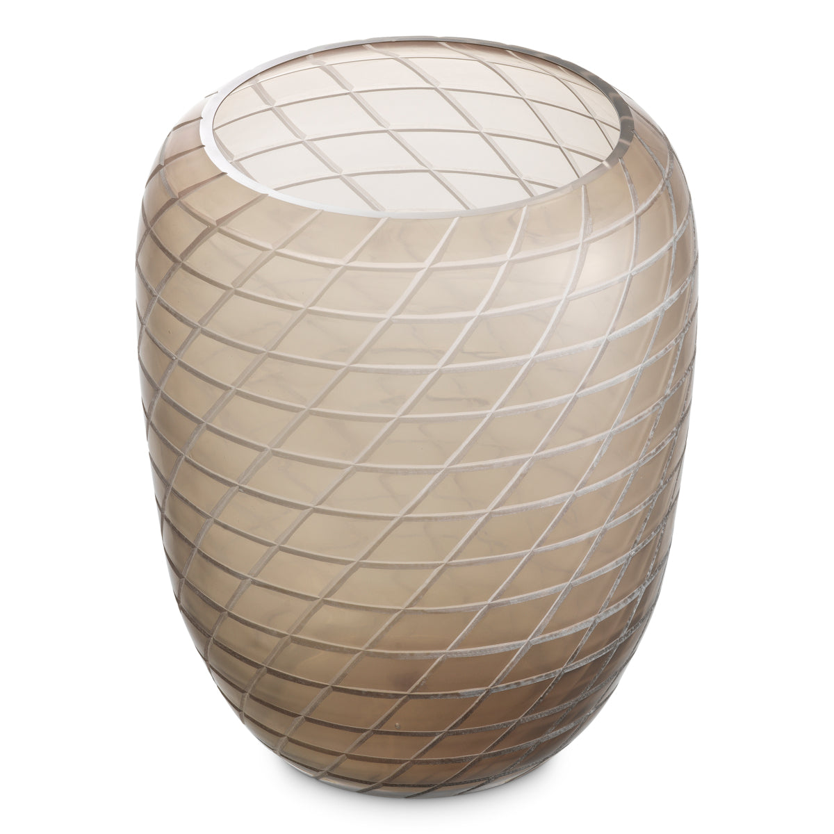 Eichholtz Tarano L Vase Recycled Sand Glass - Tarano L Vase Recycled Sand Glass Accessories Sterling Home 3