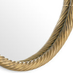 Eichholtz Salvi Round Mirror Vintage Brass Finish - Salvi Round Mirror Vintage Brass Finish Accessories Sterling Home 3