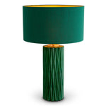 Eichholtz Amarello Table Lamp Crackled Green Ceramic Antique Brass Finish - Table Lamp Amarello Accessories Sterling Home 3