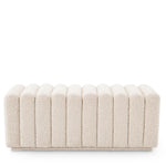 Eichholtz Bente Bench Stool Boucle Cream - Bench Stool Boucle Cream Footstools Sterling Home 3