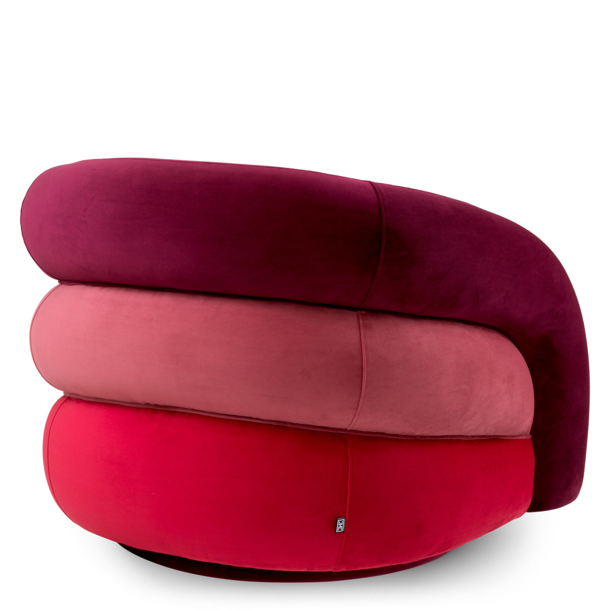 Eichholtz Novelle Swivel Chair Savona Bordeaux Red Velvet Savona Faded Red Velvet Savona Red Velve - Swivel Chair Savona Bordeaux Red Velvet Savona Faded Red Velvet Savona Red Velvet Sterling Home 3