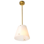 Eichholtz Trianon Pendant Antique Brass Finish White Glass - Pendant Trianon Accessories Sterling Home 3