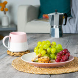 Flecked Two Tone Pink Mug