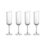 Villeroy & Boch New Moon Set Of 4 Champagne Glasses - New Moon Champagne flute 4 Piece Set Sterling Home 3
