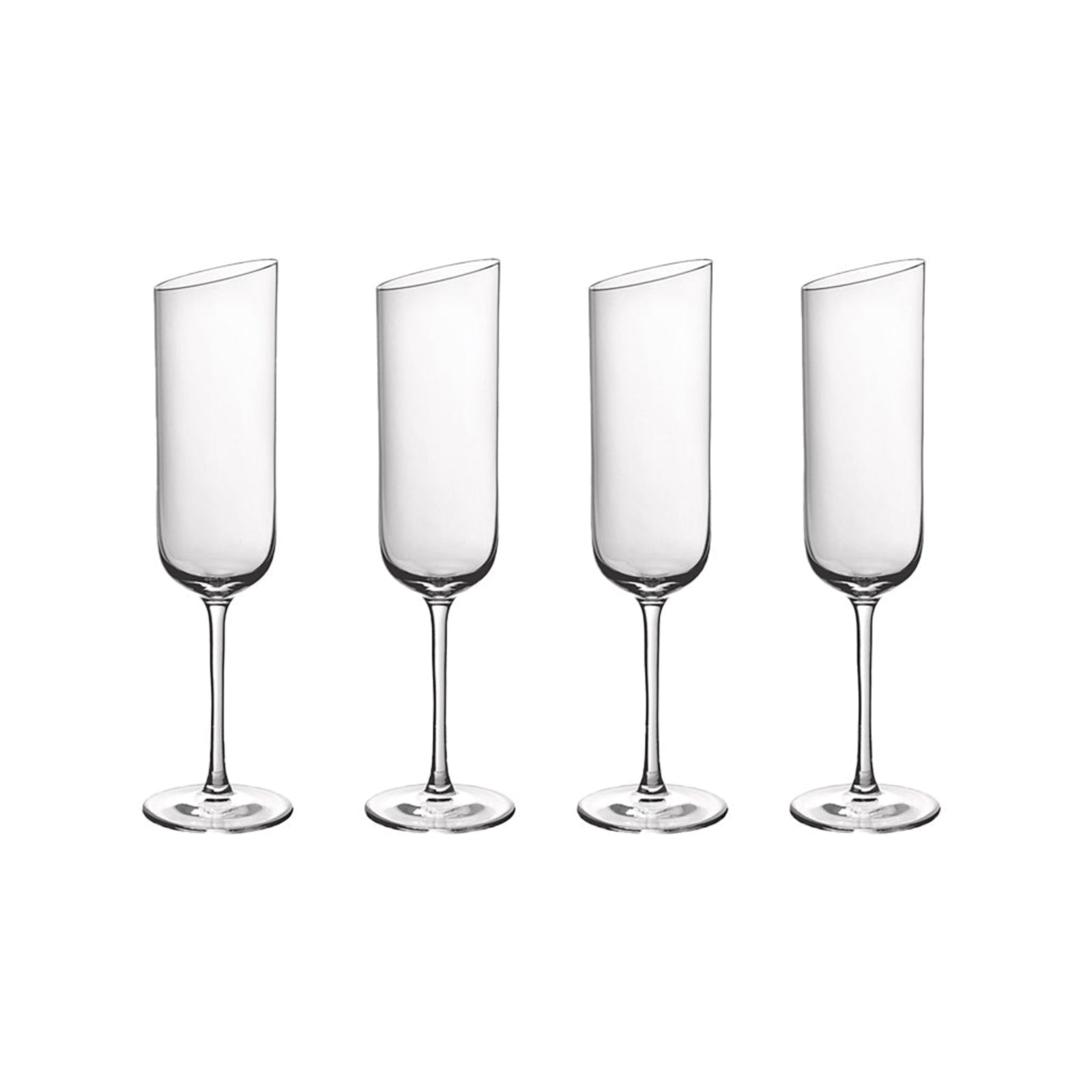 Villeroy & Boch New Moon Set Of 4 Champagne Glasses - New Moon Champagne flute 4 Piece Set Sterling Home 3