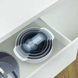 Joseph Joseph Set Of 9 Blue Bowl Set