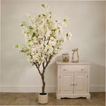 Potted Cherry Blossom Tree Cream 180CM Sterling Home 1