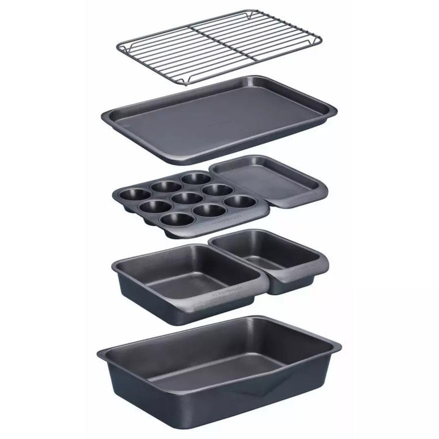 MasterClass Non-Stick Stacking Bakeware 7 Piece - MasterClass Non-Stick Stacking Bakeware 7 Piece Sterling Home 1
