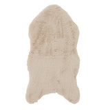 Cream Faux Fur Rug 50CM
