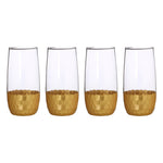 Set Of Four Astrid High Ball Glasses - Set Of Four Astrid High Ball Glasses Sterling Home 2