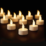 Tealight Candles Battery Operated Set of 12 - Tealight BO LED 12PK Sterling Home 2