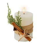 Single Wick Battery Operated White Candle - Single Wick White Candle BO LED 7.5CM Sterling Home 2