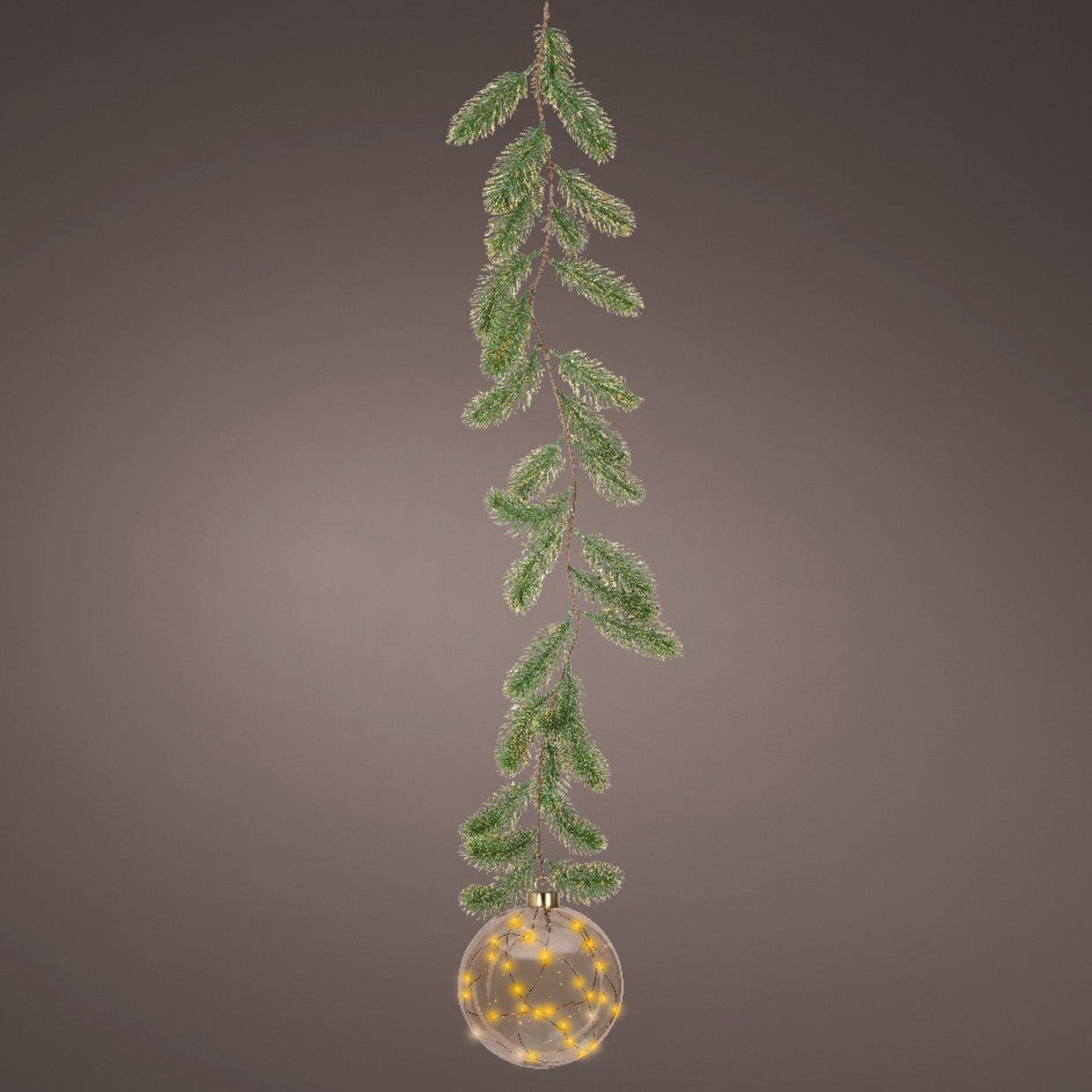 Extra Small Micro LED Baterry Operated Ball - Micro LED BO Indoor Ball Light 14CM Sterling Home 1