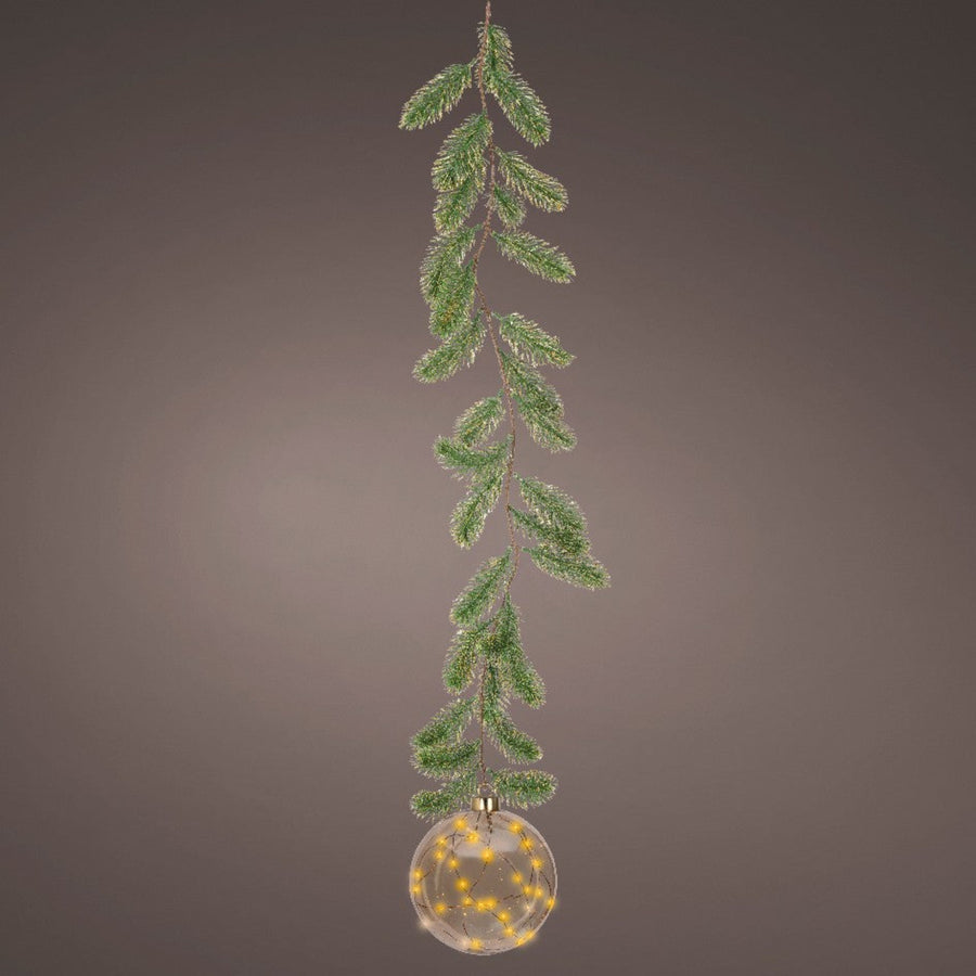 Extra Small Micro LED Baterry Operated Ball - Micro LED BO Indoor Ball Light 14CM Sterling Home 1