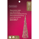 Extra Large Micro LED Baterry Operated Gold Cone - Micro LED BO Indoor Cone Light 60CM Sterling Home 3