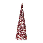 Large Micro LED Baterry Operated Red Cone - Micro LED BO Indoor Red Cone Light 40CM Sterling Home 2