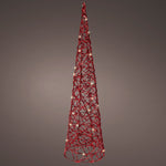 Extra Large Micro LED Baterry Operated Red Cone - Micro LED BO Indoor Red Cone Light 60CM Sterling Home 1