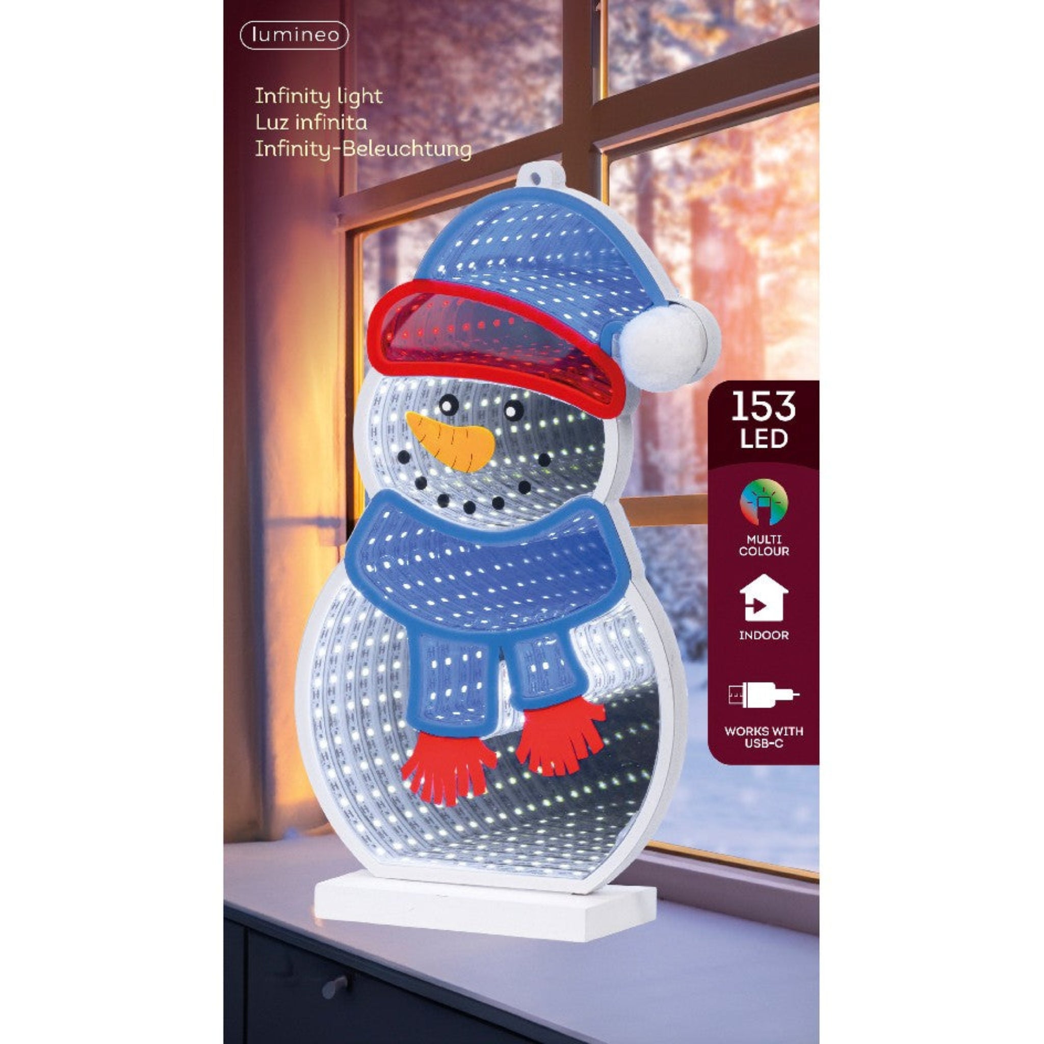 LED Snowman - Snowman LED Indoor Light Sterling Home 2
