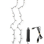 Twinkle Effect 50 LED Duracharge Battery Operated Outdoor Lights - 50 Duracharge Twinkle LED BO Outdoor Lights Sterling Home 1