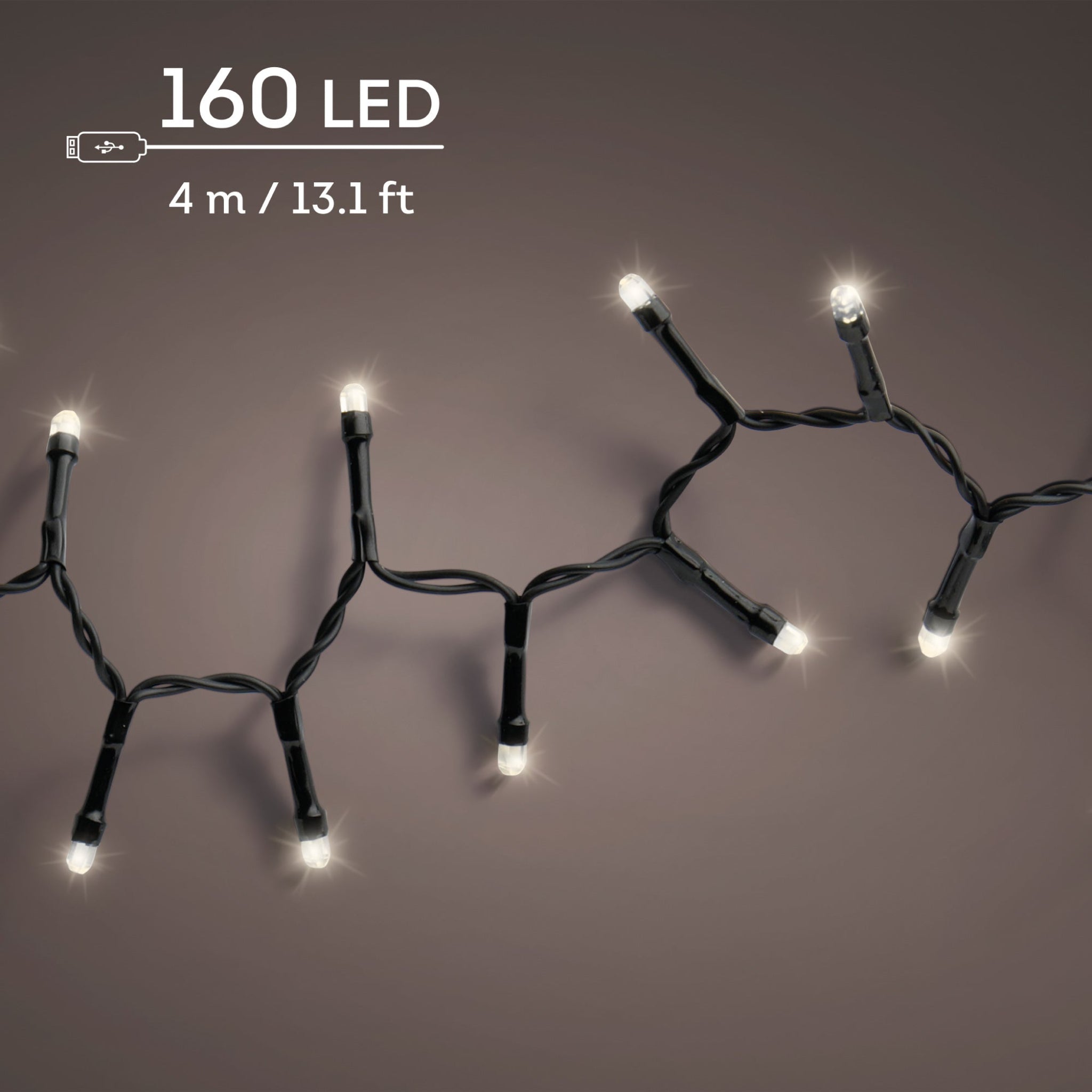 Twinkle 160 LED Duracharge Battery Operated Outdoor Lights - 160 Duracharge Twinkle LED BO Outdoor Lights Sterling Home 2