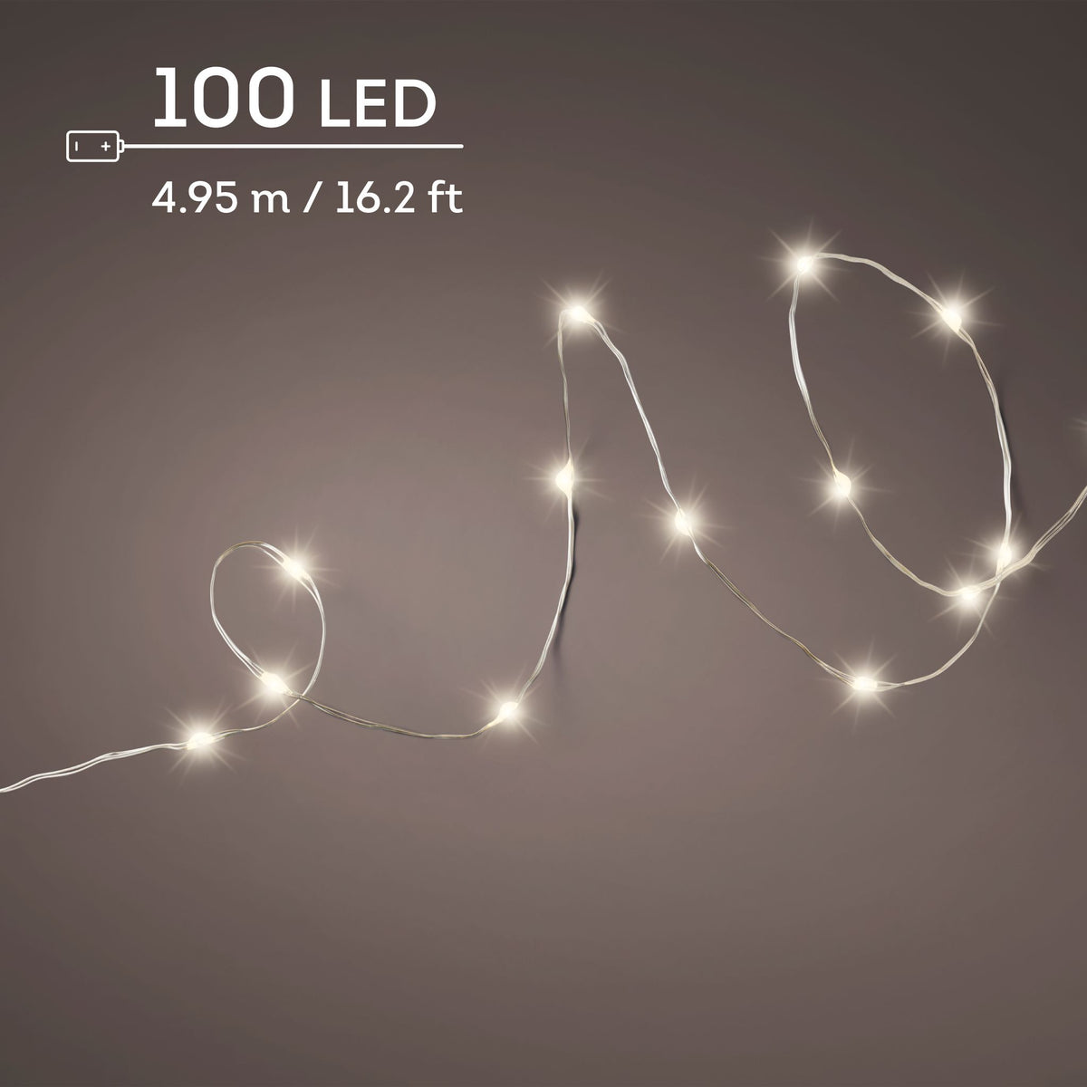 Battery Operated Micro LED String Lights - Micro LED String Lights 8 Funtion Twinkle BO Sterling Home 3