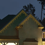 LED Icicle Lights Warm White Outdoor - LED Icicle Lights Warm White Outdoor Sterling Home 2