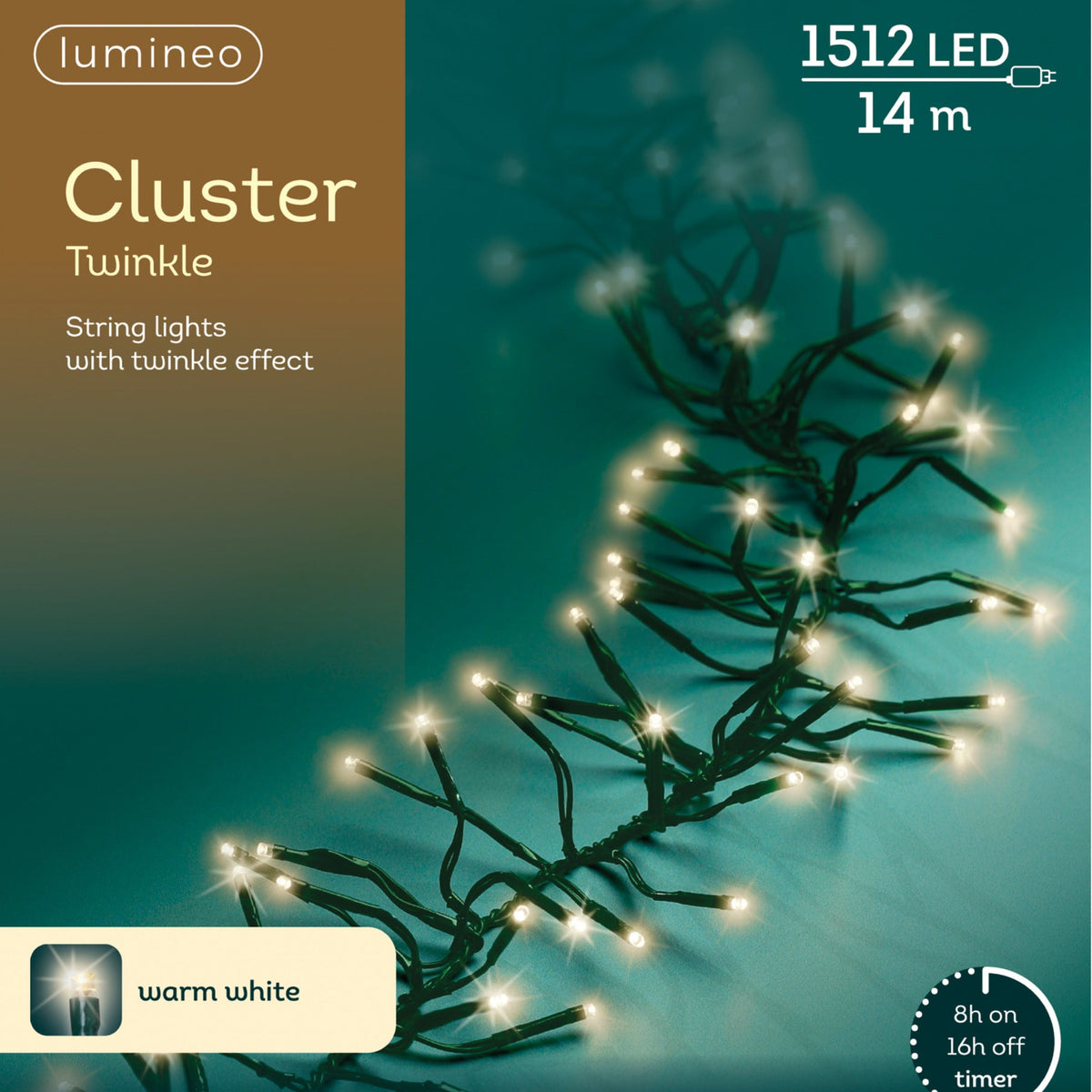 LED Cluster Lights Warm White - LED Cluster Lights Warm White Sterling Home 3