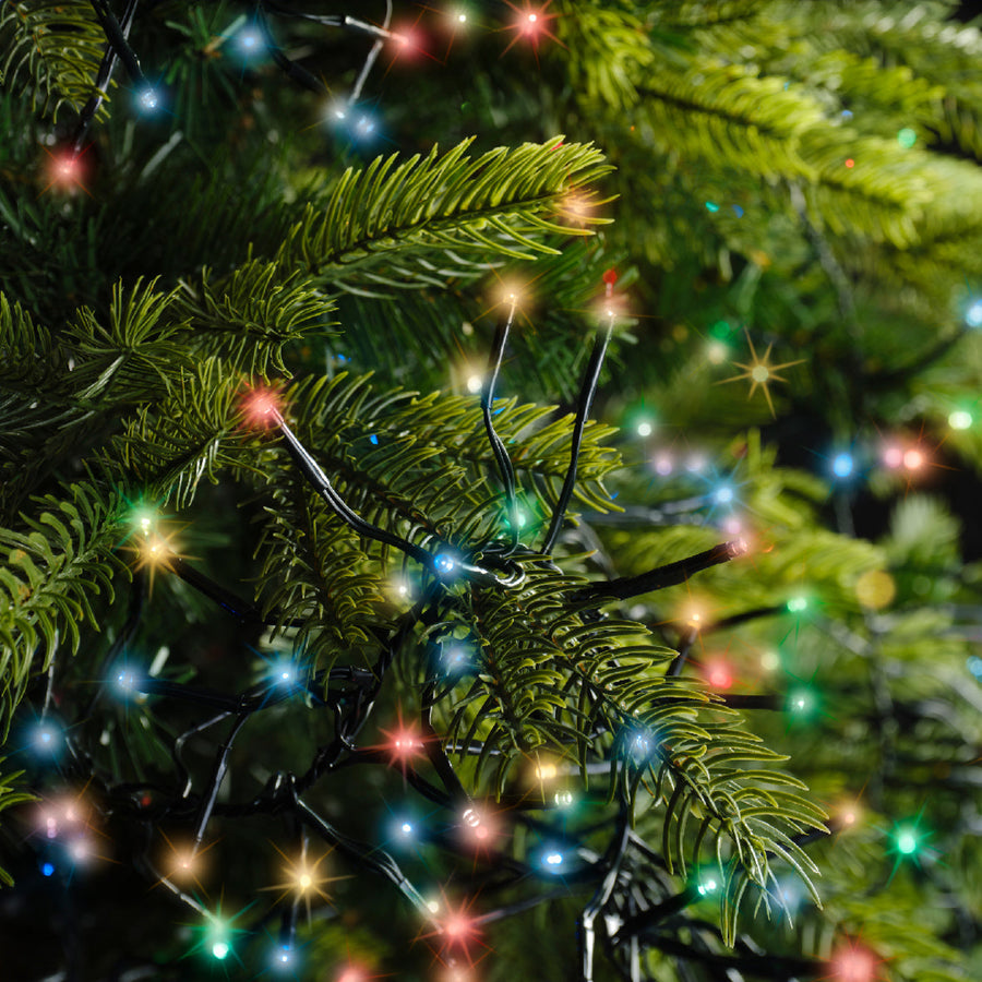 Cluster 1512 LED Multi Coloured Lights - 1512 Multi Coloured LED Cluster Lights Sterling Home 2