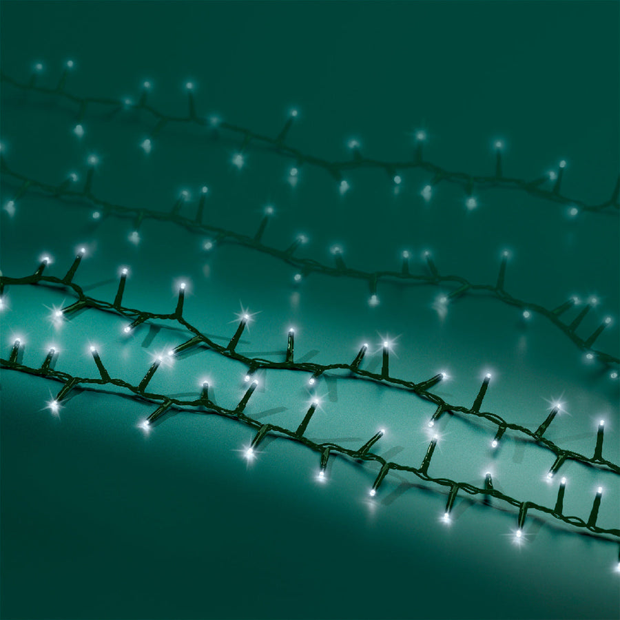 Compact 500 LED Cool White Lights - 500 Cool White LED Compact Lights Sterling Home 1