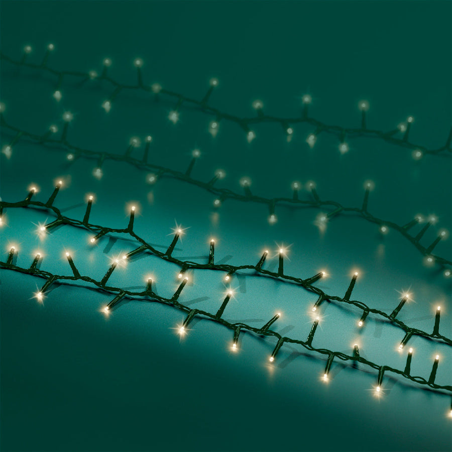 Compact 1000 LED Warm White Lights - 1000 Warm White LED Compact Lights Sterling Home 2