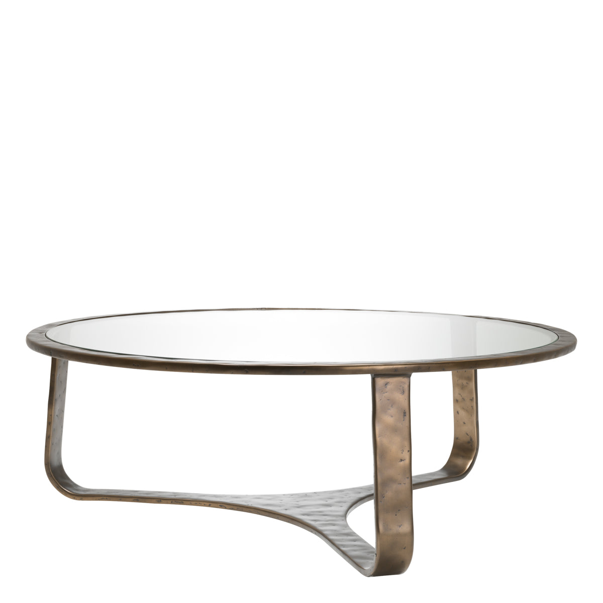 Eichholtz Coffee Table Bronze Finish Clear Glass Top - Coffee Table Bronze Finish Clear Glass Top Side Tables Sterling Home 4
