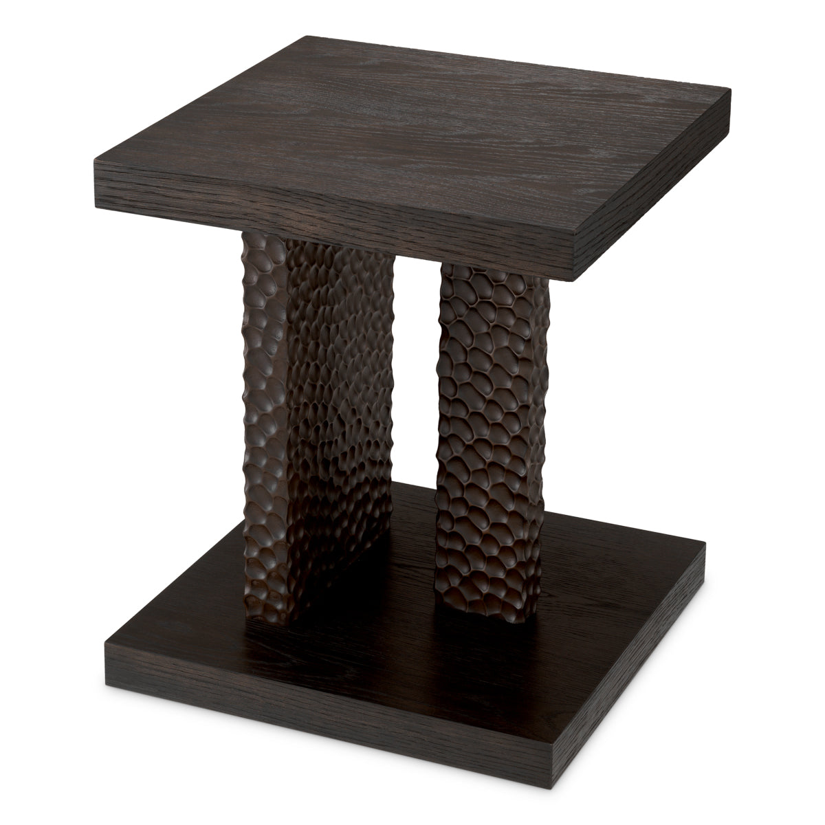 Eichholtz Bravon Side Table Ebony Oak Veneer - Side Table Ebony Oak Veneer Side Tables Sterling Home 4
