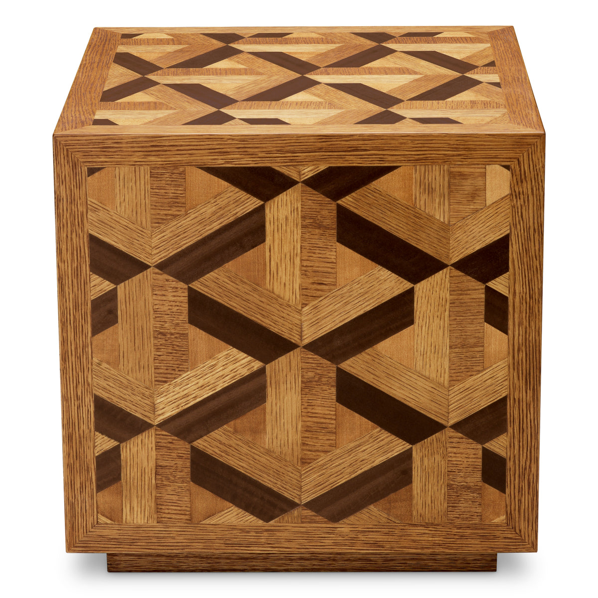 Eichholtz Rubicon Side Table Oak Veneer - Side Table Oak Veneer Side Tables Sterling Home 4