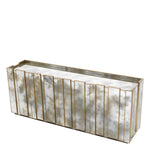 Eichholtz Nottingham Dresser Brushed Brass And Antique Mirror Glass - Dresser Brushed Brass Finish Antique Mirror Glass Storage Sterling Home 4