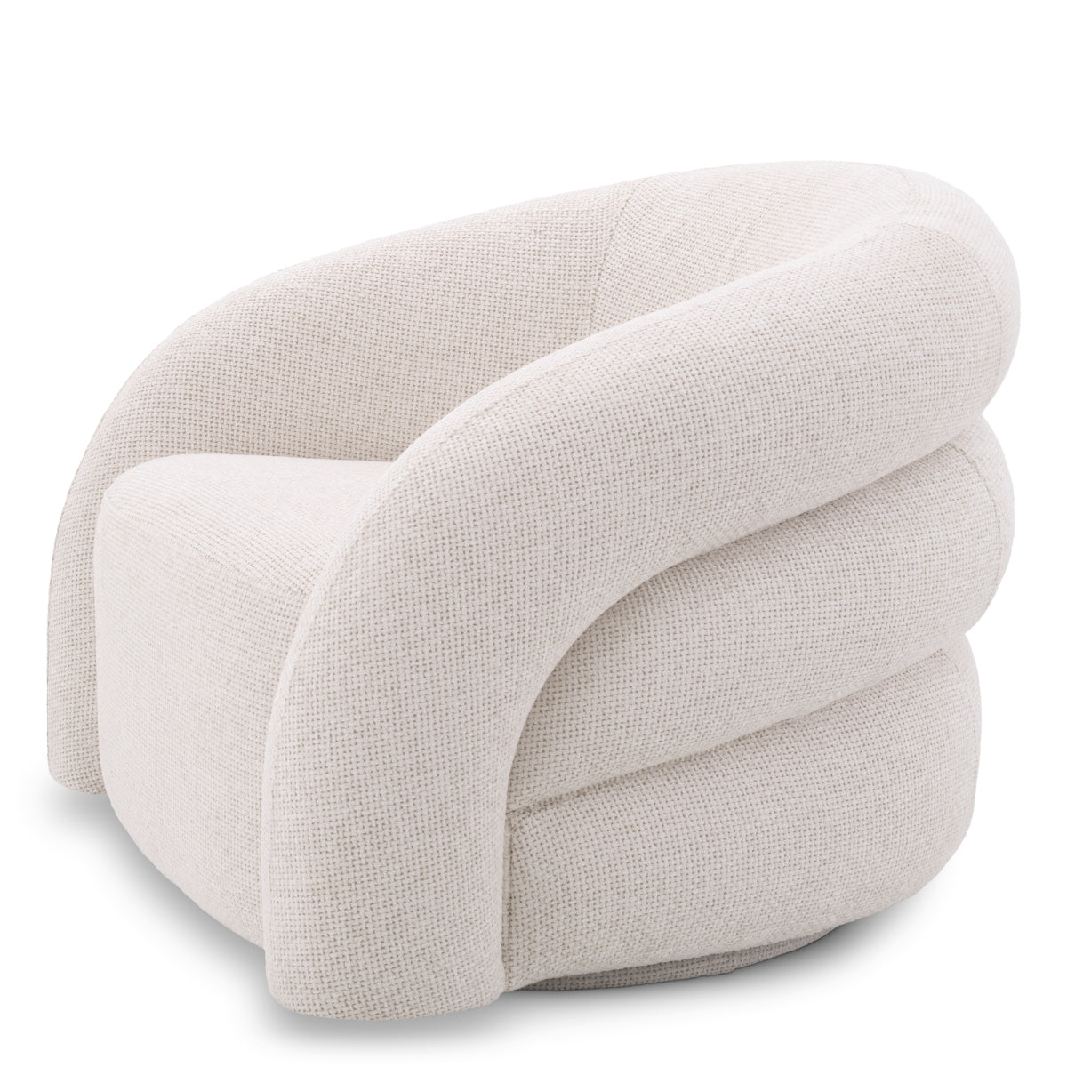 Eichholtz Novelle Swivel Chair Lyssa Off-White - Swivel Chair Lyssa Off-White Armchairs Sterling Home 4