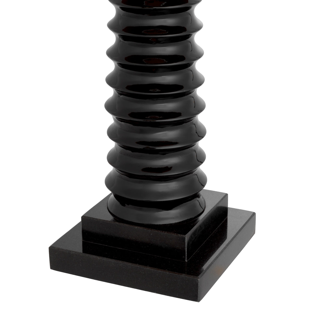Eichholtz Callao Table Lamp Piano Black With Black Granite Base - Table Lamp Callao Accessories Sterling Home 4