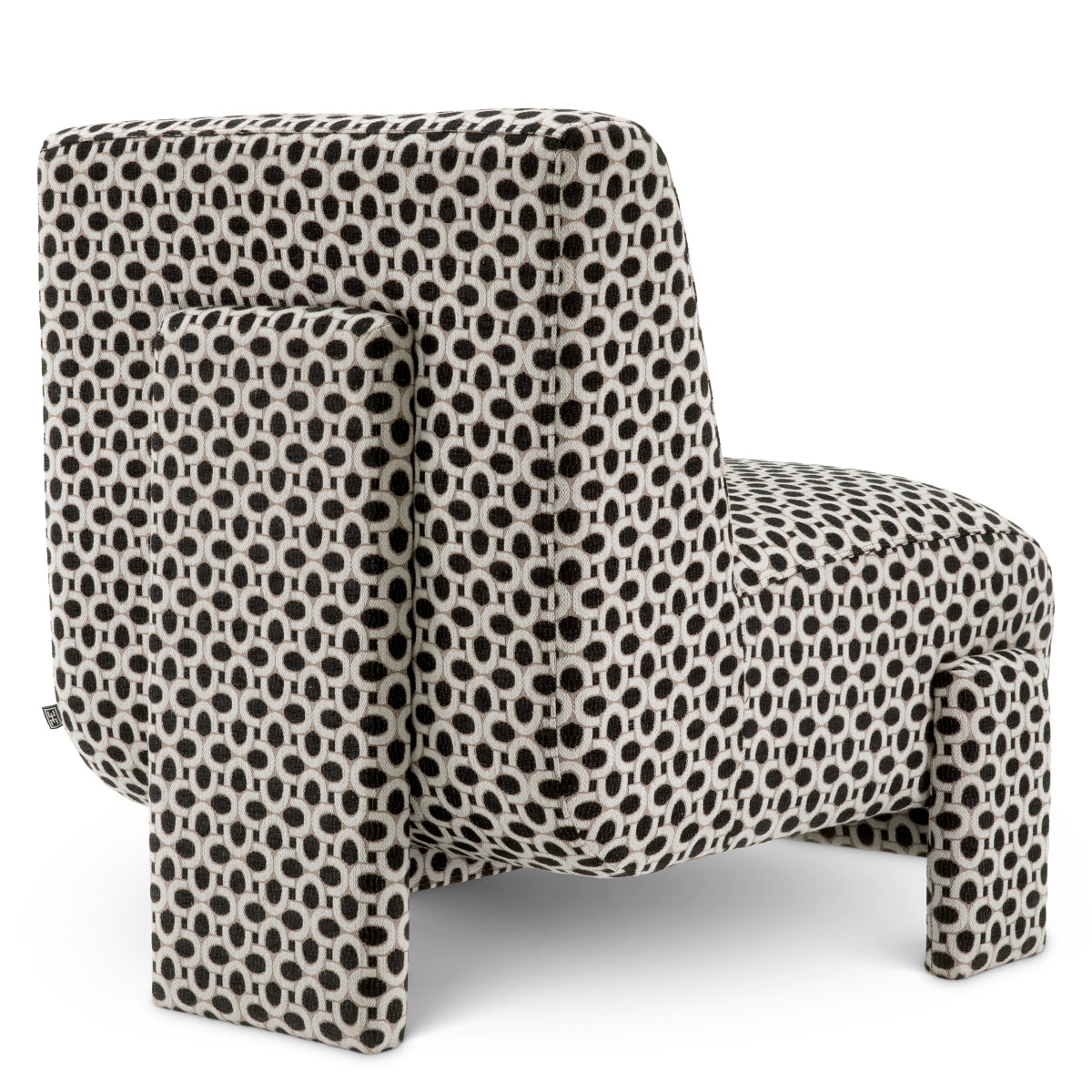 Eichholtz Rockdale Accent Chair Sunbeam Black - Accent Chair Sunbeam Black Armchairs Sterling Home 4