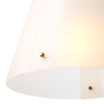 Eichholtz Trianon Pendant Antique Brass Finish White Glass - Pendant Trianon Accessories Sterling Home 4