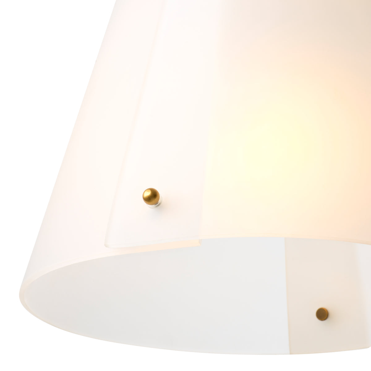 Eichholtz Trianon Pendant Antique Brass Finish White Glass - Pendant Trianon Accessories Sterling Home 4