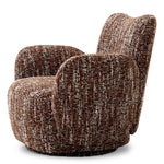Eichholtz Merida Swivel Chair Boucle Sonata Red - Swivel Chair Boucle Sonata Red Armchairs Sterling Home 4