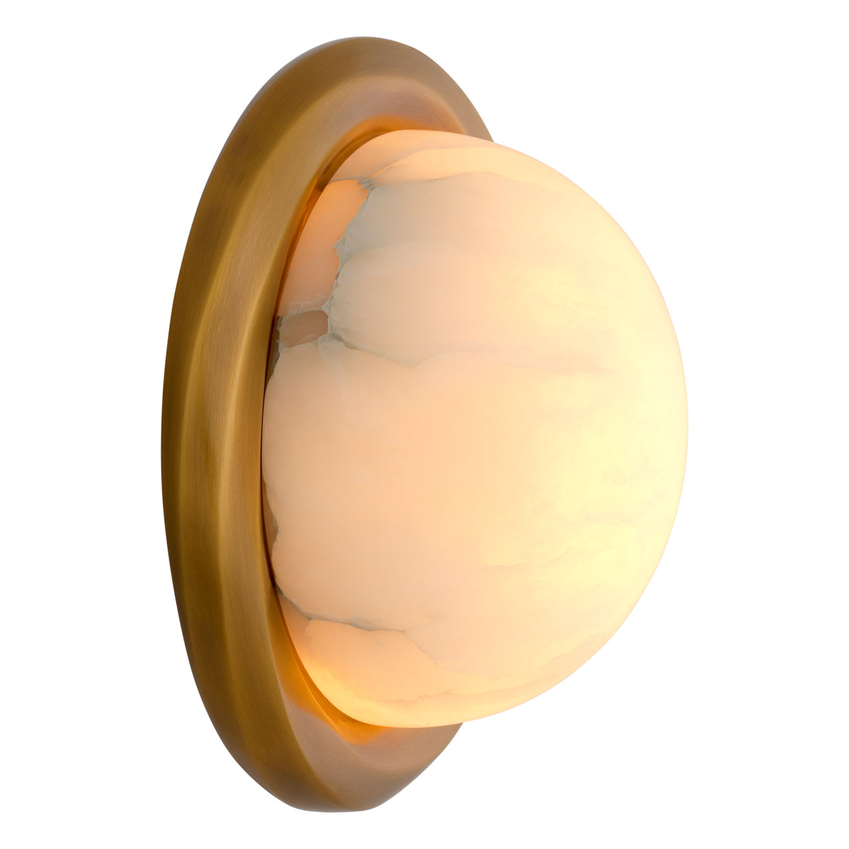 Eichholtz Vigo Wall Lamp Antique Brass And Alabaster - Wall Lamp Vigo Accessories Sterling Home 4