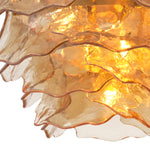 Eichholtz Clarendon Chandelier Antique Brass And Champagne Coloured Glass - Chandelier Clarendon Accessories Sterling Home 4