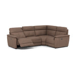 Orkney Small Corner Recliner Sofa - Combination 7 2.5 Corner 1.25 Power Fabric - Left Hand Facing - Power Recliner with USB Corner Sofas Sterling Home 4 BFA-MAD-05 DARK TAUPE