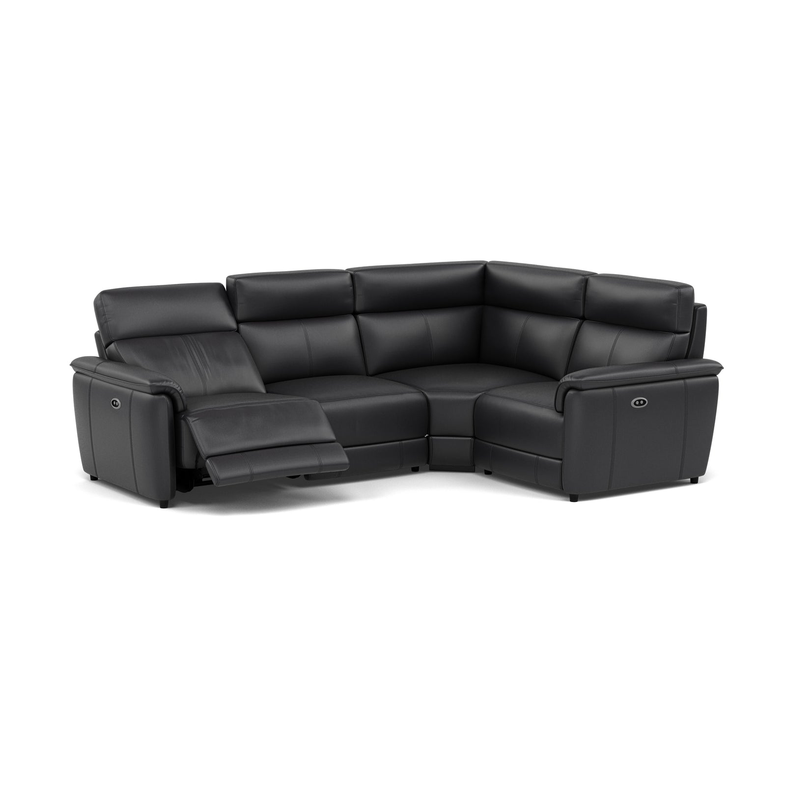 Orkney Small Corner Recliner Sofa - Combination 8 2.5 Corner 1.25 Power Cat 20S - Power Recliner with USB Sofas Sterling Home 7 BXS-058E SHALE