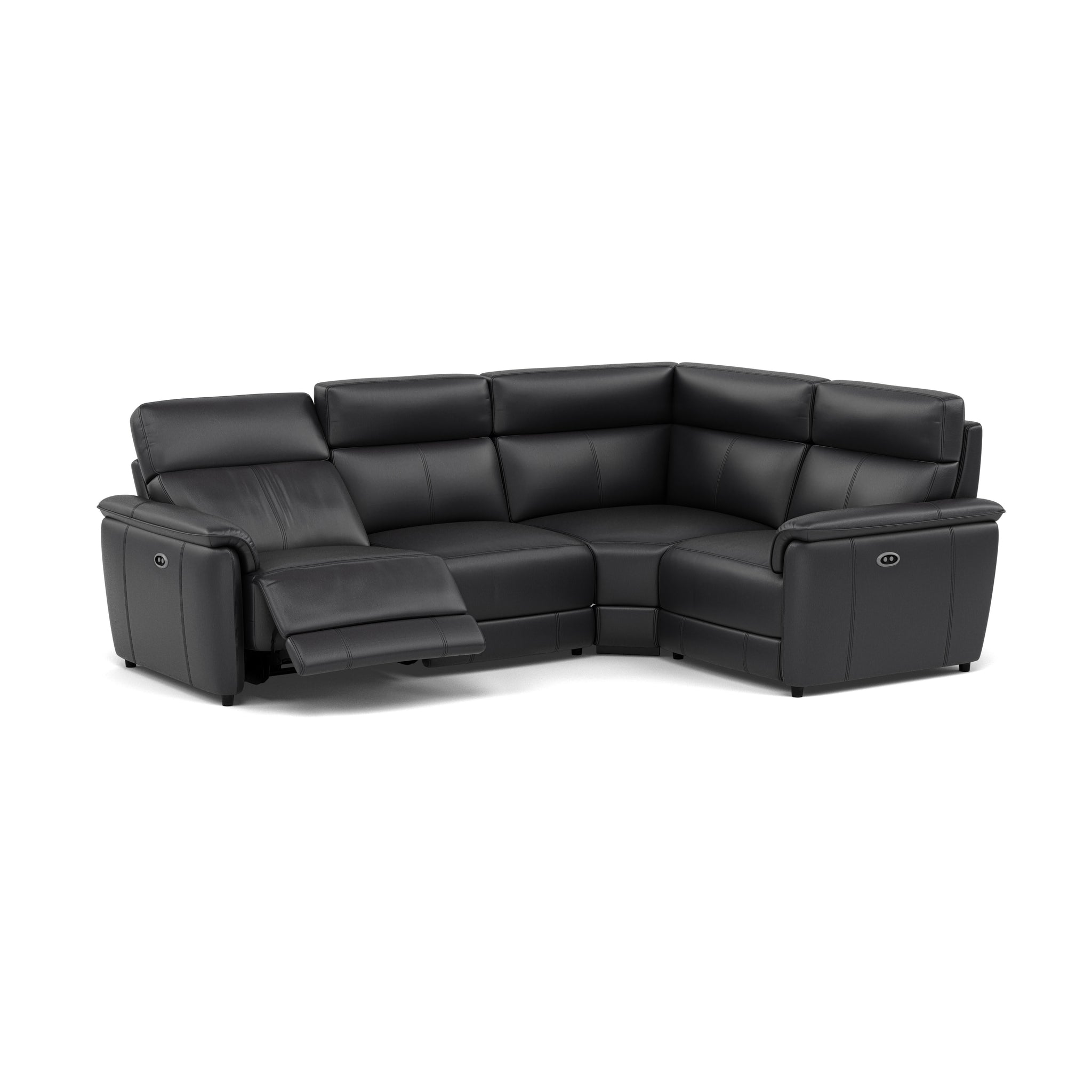 Orkney Small Corner Recliner Sofa - Combination 8 2.5 Corner 1.25 Power Cat 20S - Power Recliner with USB Corner Sofas Sterling Home 7 BXS-058E SHALE