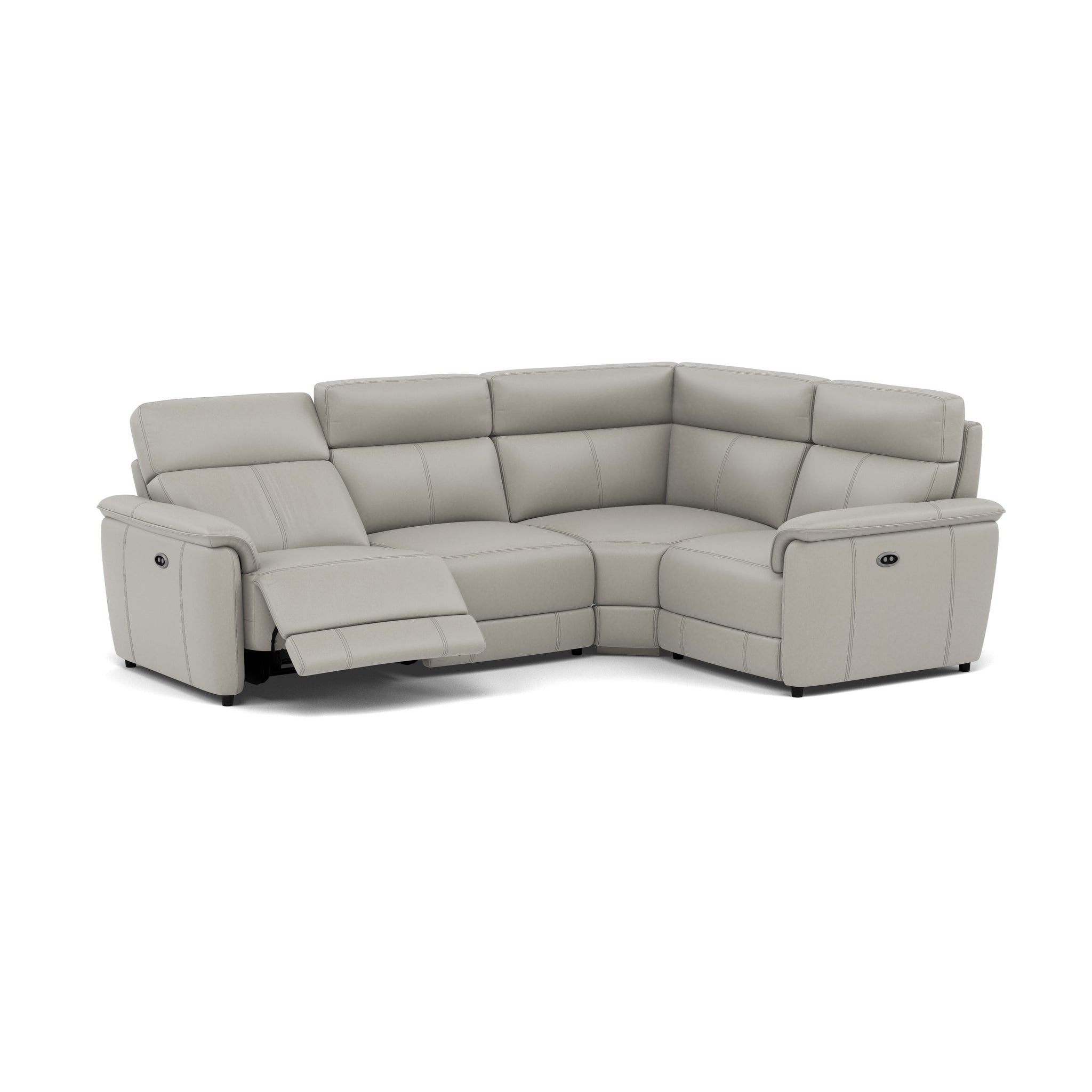 Orkney Small Corner Recliner Sofa - Combination 7 2.5 Corner 1.25 Power Cat 20S - Power Recliner with USB Corner Sofas Sterling Home 5 BXS-251E GREY