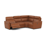 Orkney Small Corner Recliner Sofa - Combination 7 2.5 Corner 1.25 Power Cat 20S - Power Recliner with USB Corner Sofas Sterling Home 9 BXS-334E PECAN BROWN