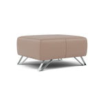 Nicoletti Puccini Footstool - Rectangular Stool CK — Botero Taupe 2152, gallery image 1