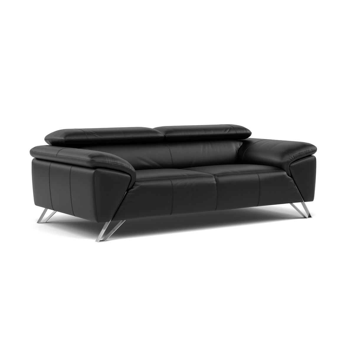 Nicoletti Puccini Small 3 Seater Sofa - 2.5 Seater Sofa CK — Botero Nero 2154, gallery image 1